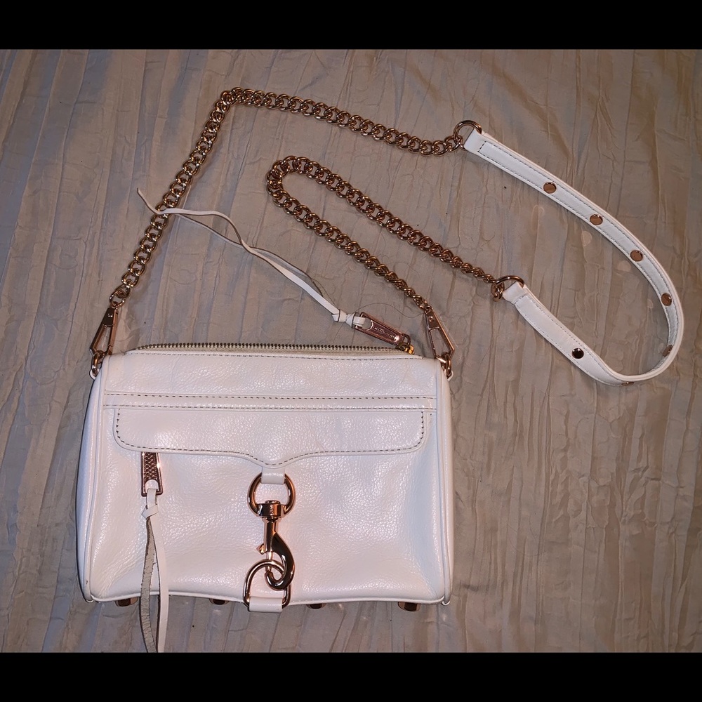 Rebecca Minkoff white Mini Mac